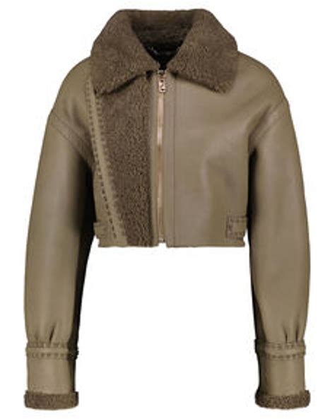 fendi lederjacke damen